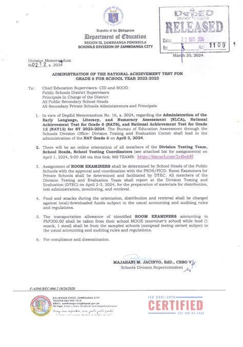 deped tayo zamboanga city|DIVISION MEMORANDUM No. 0212, .